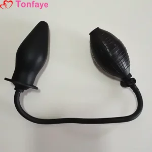 Images Luxury Adjustable Silicone Inflatable Anal Inserts Left view