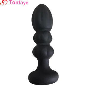 Quiet Vibrating Anal Plug with Remote Main View
